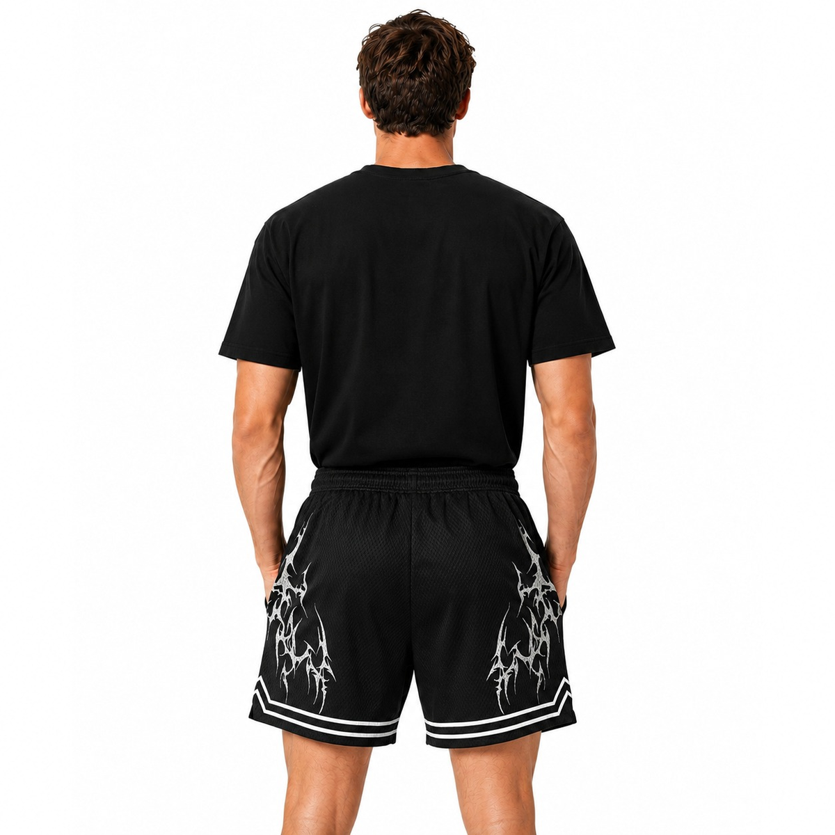 Back of the black Legacy Shorts