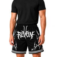 Close on the black Legacy Shorts tribal print
