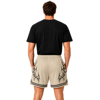 Back of the cream Legacy Shorts